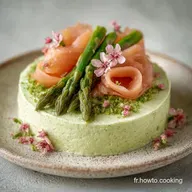 Mousse Asperge Saumon au Mascarpone
