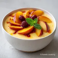 Mousse aux P&ecirc;ches : Recette L&eacute;g&egrave;re et Velout&eacute;e pour l&Eacute;t&eacute;