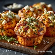 Muffins aux Carottes Bacon et Feta Recette Facile et Rustique