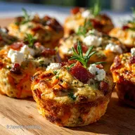 Muffins carottes bacon et feta : la recette moelleuse pour un ap&eacute;ritif chic