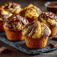 Muffins Marbr&eacute;s au Nutella Recette Facile pour un Go&ucirc;ter Parfait