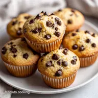 Muffins aux P&eacute;pites de Chocolat Moelleux