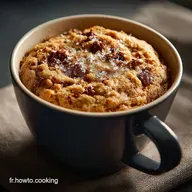 Mug Cookie L&eacute;ger Recette Microondes en 1 Minute Chrono