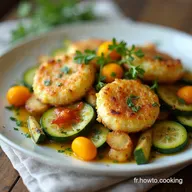 Recette &OElig;ufs au Plat aux Courgettes et Fleurs Vite Fait Meilleur
