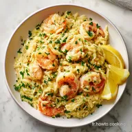 Repas Rapide Du Soir: Orzo aux Crevettes en 17 Min
