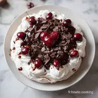 Pavlova For&ecirc;t-Noire aux Griottes