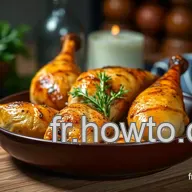 Pilons de Poulet R&ocirc;tis &agrave; la Fran&ccedil;aise - Simplicit&eacute; & Saveur!