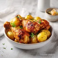 Pilons de Poulet et Pommes de Terre au Four pour 4