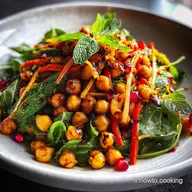 Recette Pois Chiches Croustillants au Thon pour 4