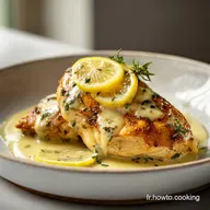 Poulet Citron Olives pour 4 Portions, Cuit en 35 Min