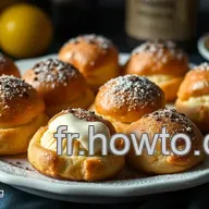 Profiteroles de Paris : Recette de Choux Gourmands &agrave; la Cr&egrave;me