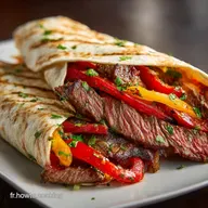 Recette Fajitas Boeuf Maison pour 4 Portions