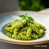 Recette P&acirc;te au Pesto Italienne pour 4