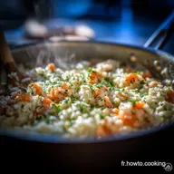 Risotto au Saumon et Boursin La recette cr&eacute;meuse chic et sans effort