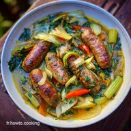 Rougail Saucisses R&eacute;unionnais Recette Traditionnelle