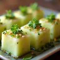 Cubes Rubik Past&egrave;que Melon Feta LAp&eacute;ritif d&Eacute;t&eacute; Cr&eacute;atif