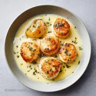 Saint-Jacques de No&euml;l au Beurre Blanc: Entr&eacute;e Raffin&eacute;e