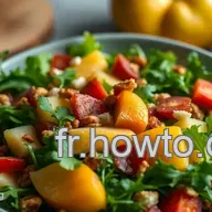 Salade d'Hiver &Eacute;clatante : Recette simple et pleine de couleurs
