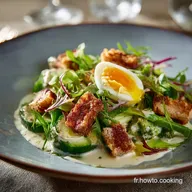 Salade D&eacute;tox &agrave; la Sauce au Yaourt : Recette L&eacute;g&egrave;re et Cr&eacute;meuse Post F&ecirc;tes