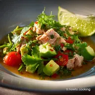 Salade Mexicaine au Thon L&eacute;g&egrave;re Recette Fra&icirc;cheur CuminCitron Vert