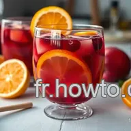 Sangria Classique &agrave; la Espanole : Recette Facile et Fruit&eacute;
