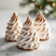 Sapins de No&euml;l en Meringue : Recette Facile