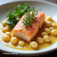 Saumon Beurre Blanc aux &OElig;ufs de Truite Recette Facile et &Eacute;l&eacute;gante