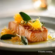 Recettes de Menu L&eacute;ger Br&ucirc;leGraisse Saumon poch&eacute; aux agrumes et gingembre