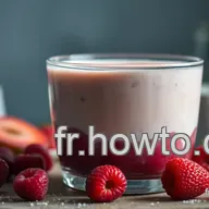 Smoothie "Rouge Baiser": Un Baiser Fruit&eacute; &agrave; la Fran&ccedil;aise!