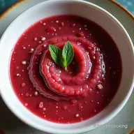 Soupe de Cerises &agrave; la Verveine Muscovado Fra&icirc;cheur d&Eacute;t&eacute; Facile