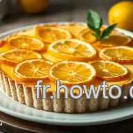Tarte au Citron S&egrave;ch&eacute; : Un D&eacute;lice M&eacute;diterran&eacute;en Facile &agrave; R&eacute;aliser