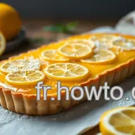 Ma D&eacute;licieuse Tarte au Citron: Un Zeste de Bonheur