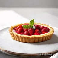 Tarte Gourmande aux Fraises et Basilic Un R&ecirc;ve d&Eacute;t&eacute;