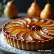 Tarte Poires et Chocolat de Chef Glacier Un D&eacute;lice Inoubliable