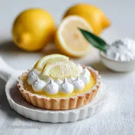 Tartelette au Citron Ourson : Cr&egrave;me Intense et Meringue Grill&eacute;e
