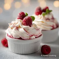 Verrines Framboise Mascarpone Meringue en 15 Minutes