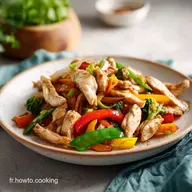 Id&eacute;e Repas Ce Soir Poulet L&eacute;gumes Rapide