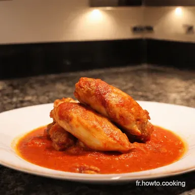 Aiguillettes de Poulet Sauce Chorizo Festin Facile Fiche recette