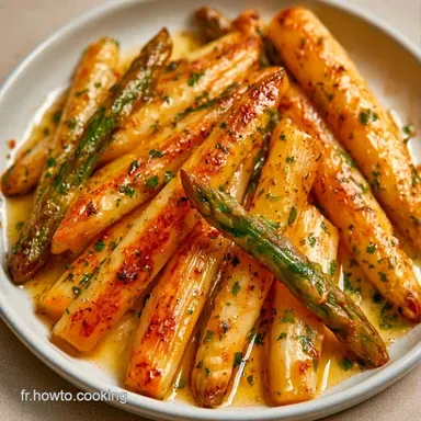 Asperges Blanches Saut&eacute;es en 30 Minutes Fiche recette