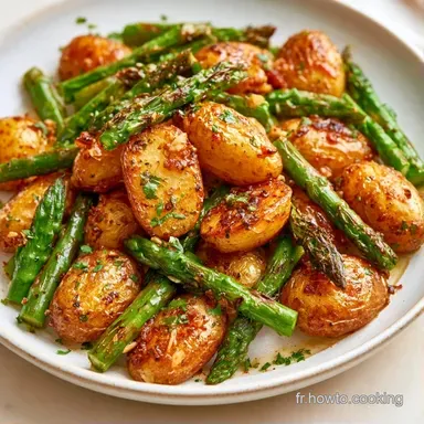 Asperges, Pommes de Terre au Four Fiche recette