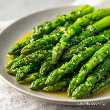 Asperges Vertes Froides pour 4 Personnes Fiche recette