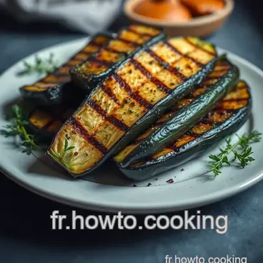 Aubergines Grill&eacute;es au Four : Un D&eacute;lice M&eacute;diterran&eacute;en &agrave; D&eacute;couvrir Fiche recette