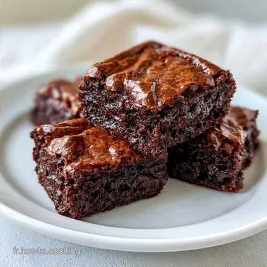 Recette Authentique Brownie USA: 16 Carr&eacute;s