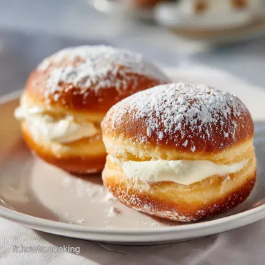 Beignets &agrave; la Cr&egrave;me : Recette Maison en 1h 40min Fiche recette
