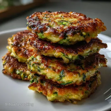 Beignets L&eacute;gers aux Courgettes Plat Et: Croustillants en 20 Min Fiche recette