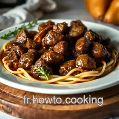 Boeuf Bourguignon Recette: Le Classique R&eacute;confortant et Facile! Fiche recette