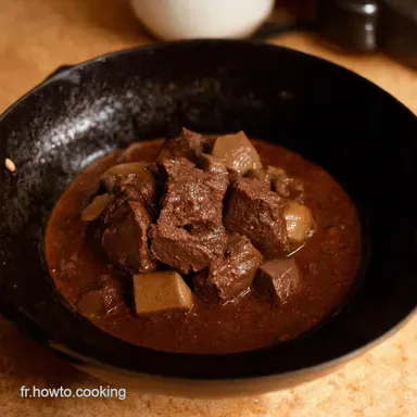 Boeuf Bourguignon Facile La Recette Traditionnelle et Gourmande Fiche recette