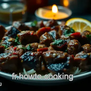 Boeuf Kebab Marin&eacute; &agrave; la Libanaise : Recette Facile du Leb Restaurant