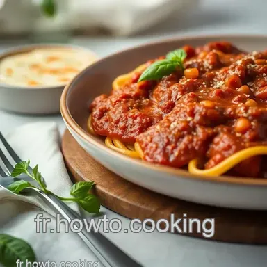 Recette Bolognaise &agrave; la Fran&ccedil;aise: Le Rag&ugrave; Parfait! Fiche recette