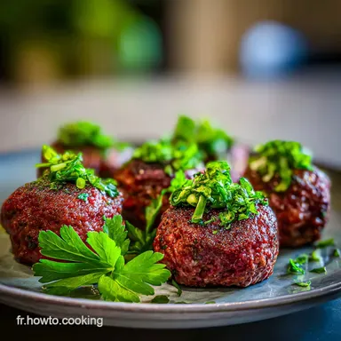 Boulettes &Eacute;pic&eacute;es Tha&iuml; en 30 Minutes Fiche recette